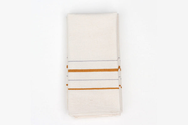 Heather Taylor Home | Set of Four Striped Sand Napkins