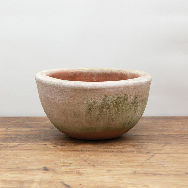 Aged Terracotta | Rustic Round Planter, Small