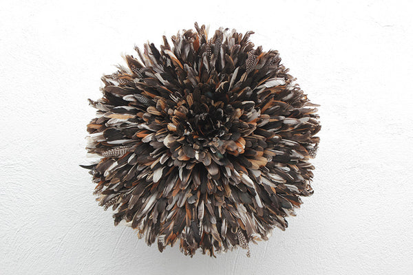 African Feather Headdress | Natural, Small
