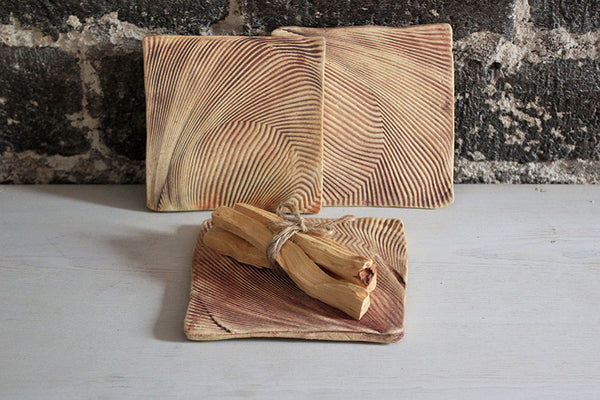 Materia Lumina Ceramic Palo Santo Trays and Palo Santo Bundles