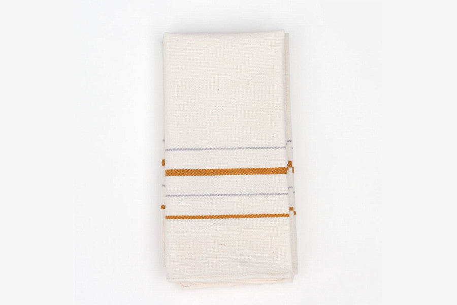 Heather Taylor Home | Set of Four Striped Sand Napkins