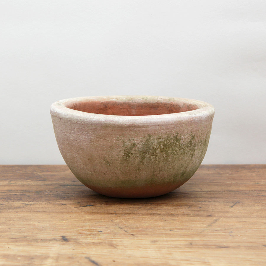 Aged Terracotta | Rustic Round Planter, Small