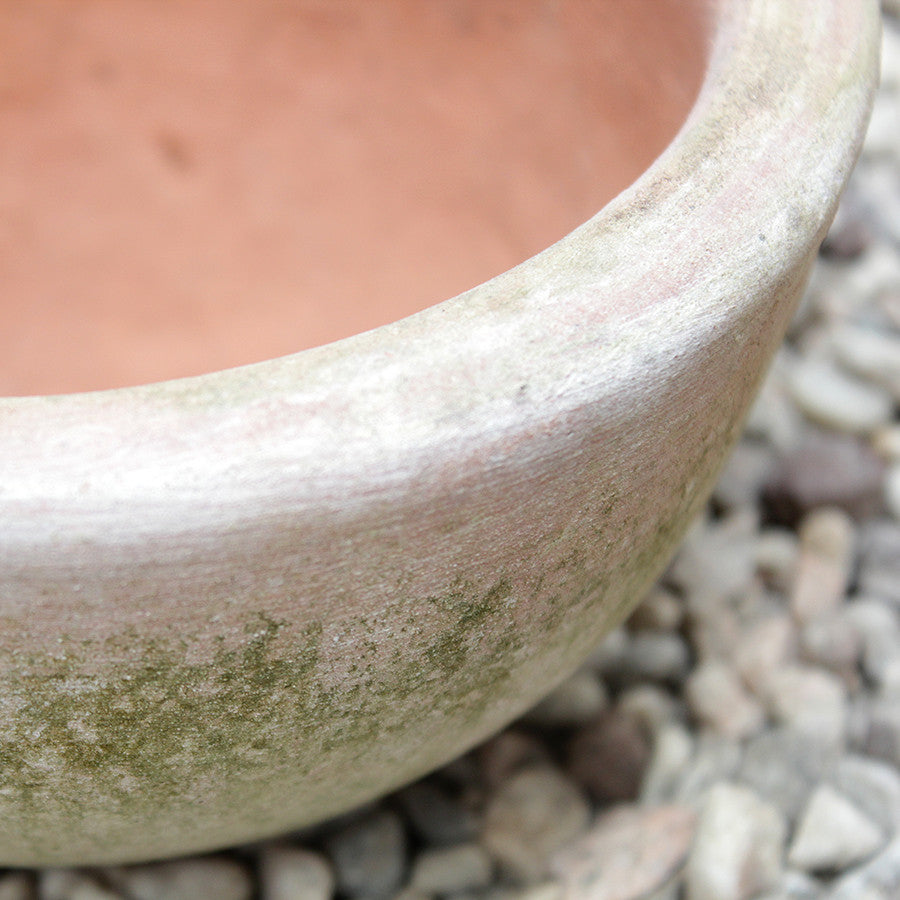 Aged Terracotta | Rustic Round Planter, Small