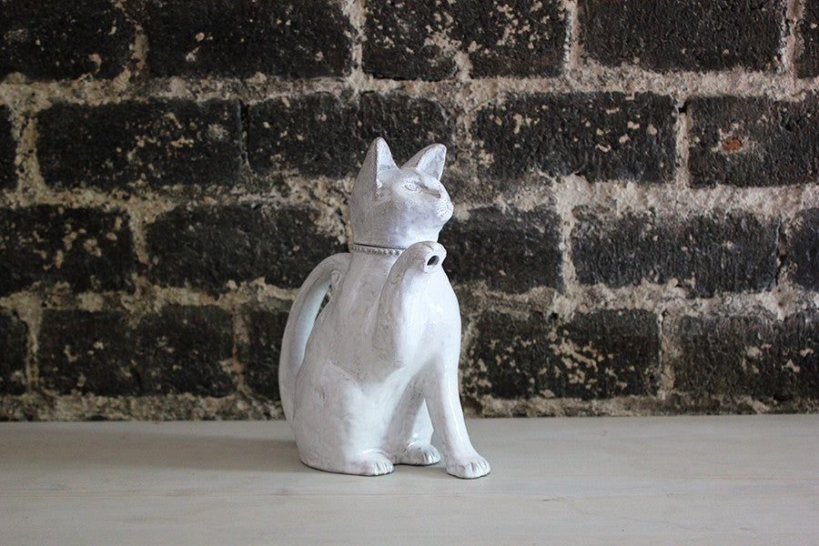 Astier de Villatte Cat Teapot Pitcher