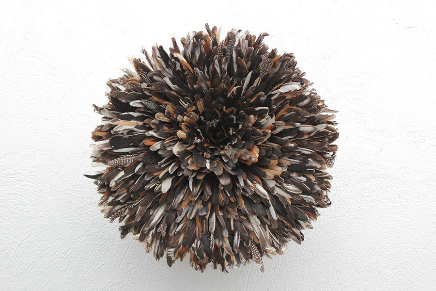 African Feather Headdress | Natural, Small