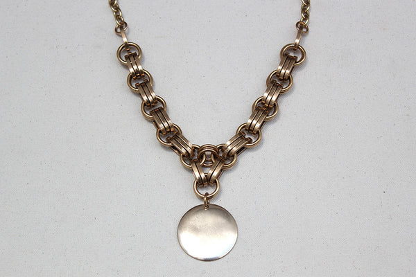 ACB Heavy Chain Medallion Necklace