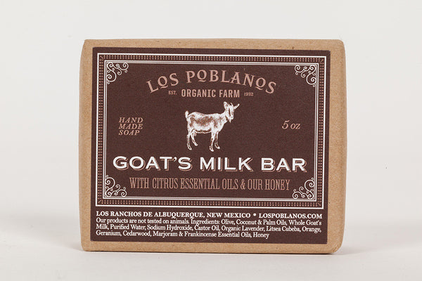 Los Poblanos Goat's Milk Bar Soap